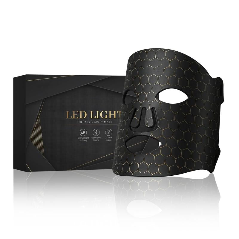 Revitalize Your Skin with the 7-Color LED Red & Blue Light Therapy Face Mask