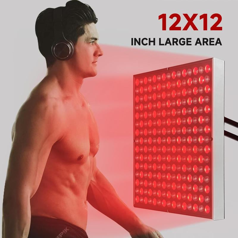 Revitalize Your Skin and Relieve Pain with 2-in-1 Red Light Therapy Device - Deep 660Nm & 850Nm Infrared Treatment for Face, Body, and Joints!