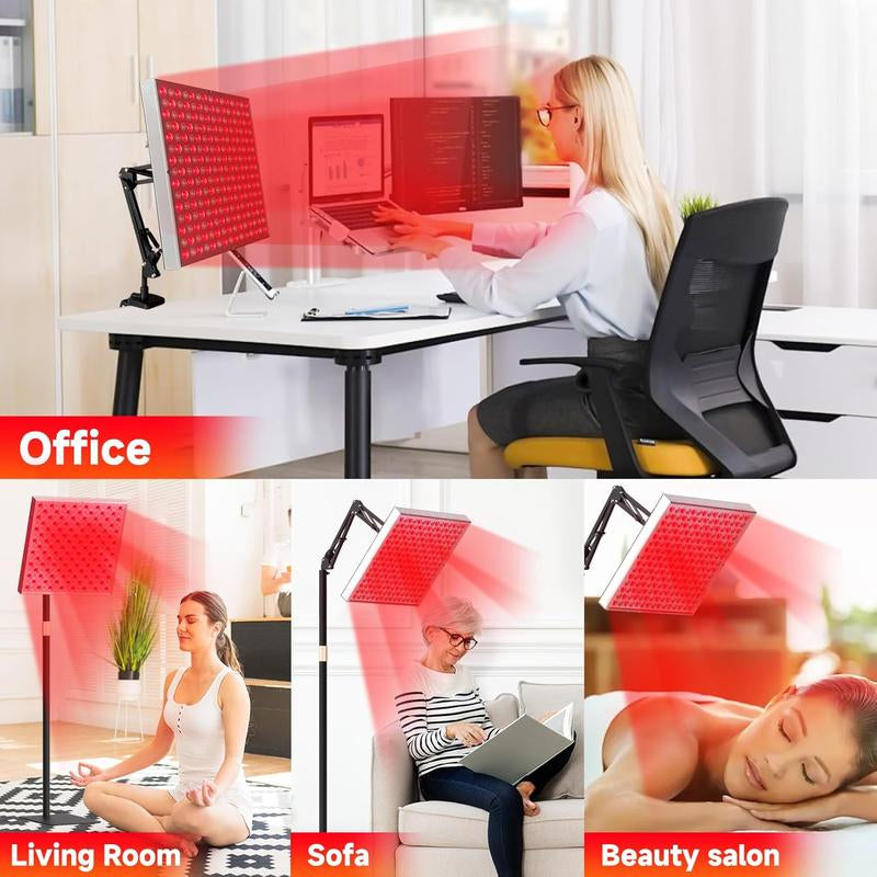 Revitalize Your Skin and Relieve Pain with 2-in-1 Red Light Therapy Device - Deep 660Nm & 850Nm Infrared Treatment for Face, Body, and Joints!