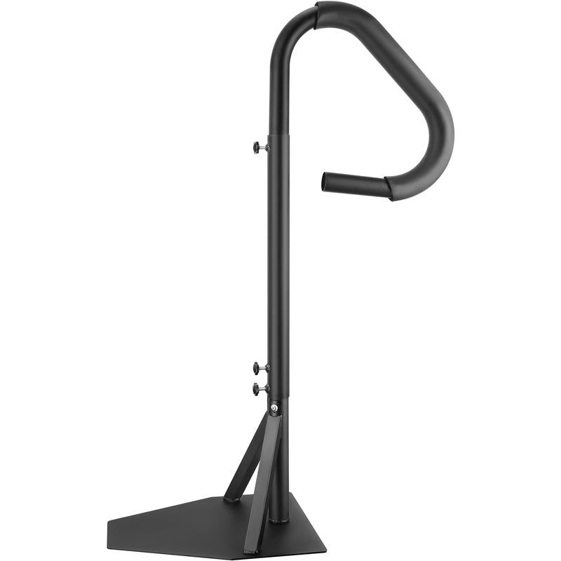 VEVOR Hot Tub Handrail, 360 Rotatable Spa Side Handrail with 48"-63" Adjustable Height, Rust-Proof Aluminum Spa Step Hot Tub Hand Rail with Slide-Under Mount Base for Indoor & Outdoor, 600LBS Capacity Stainless Steel