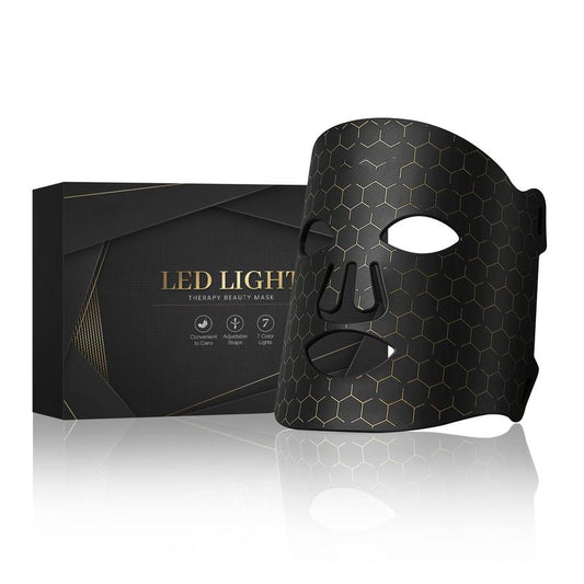 Revitalize Your Skin with the 7-Color LED Red & Blue Light Therapy Face Mask